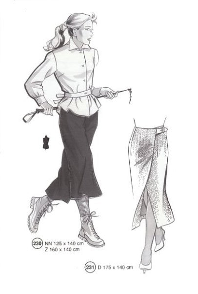 Lutterloh System sewing pattern — custom-fit fashion design 12 from Supplement 218