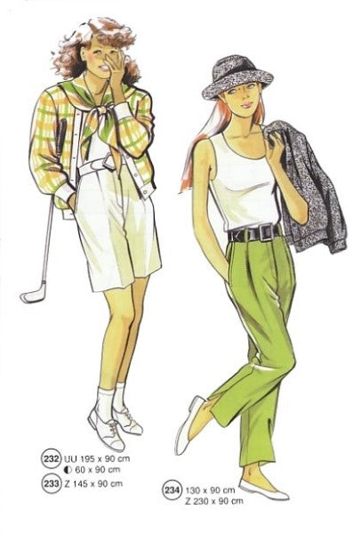 Lutterloh System sewing pattern — custom-fit fashion design 13 from Supplement 218