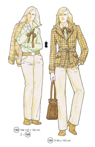 Lutterloh System sewing pattern — custom-fit fashion design 2 from Supplement 267