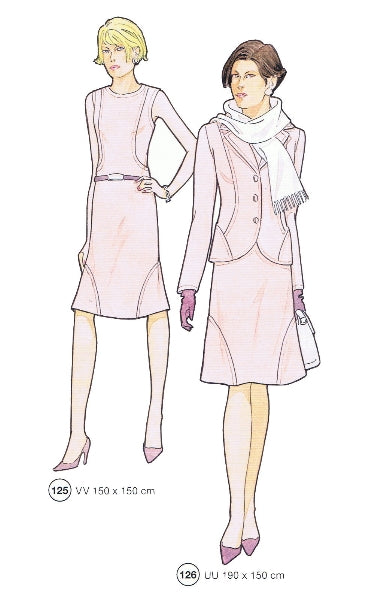 Lutterloh System sewing pattern — custom-fit fashion design 3 from Supplement 267