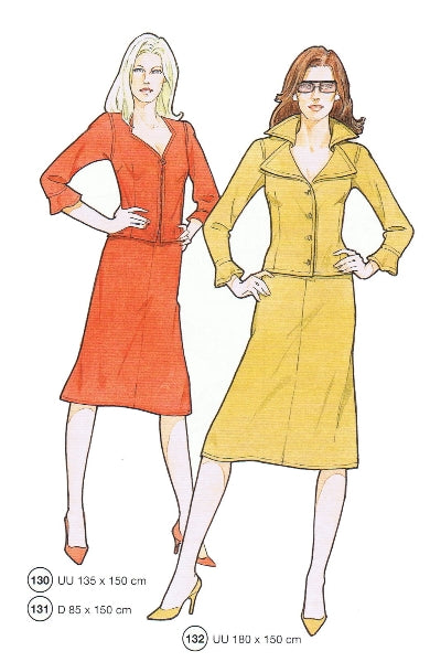 Lutterloh System sewing pattern — custom-fit fashion design 5 from Supplement 267