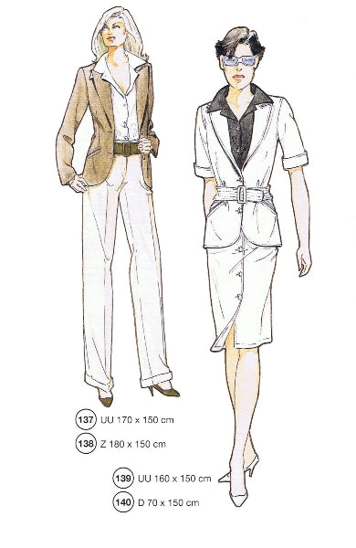 Lutterloh System sewing pattern — custom-fit fashion design 8 from Supplement 267