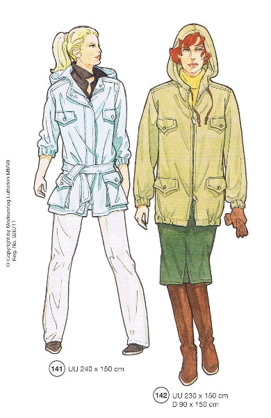 Lutterloh System sewing pattern — custom-fit fashion design 9 from Supplement 267