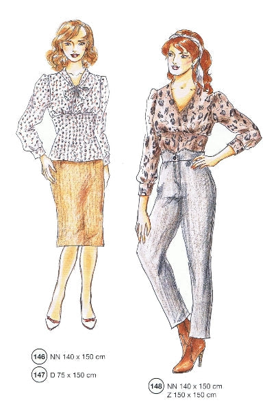 Lutterloh System sewing pattern — custom-fit fashion design 11 from Supplement 267