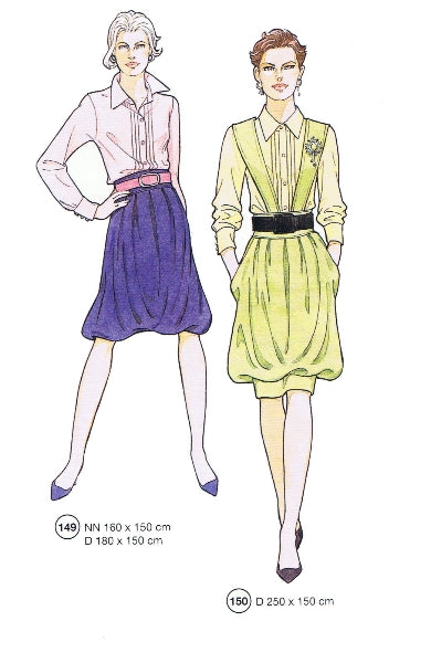 Lutterloh System sewing pattern — custom-fit fashion design 12 from Supplement 267