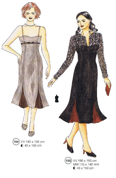 Lutterloh System sewing pattern — custom-fit fashion design 14 from Supplement 267