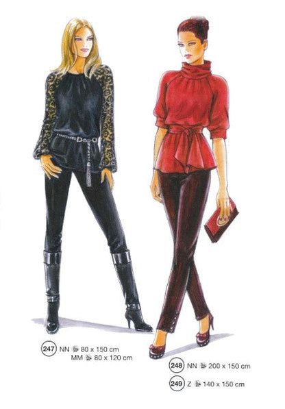 Lutterloh System sewing pattern — custom-fit fashion design 3 from Supplement 282