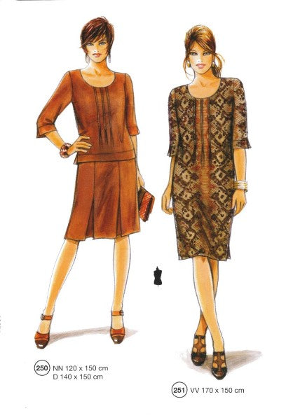 Lutterloh System sewing pattern — custom-fit fashion design 4 from Supplement 282