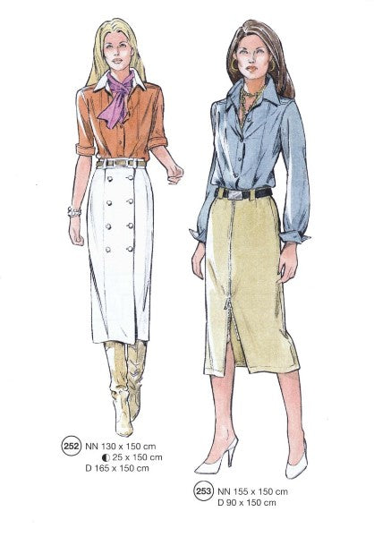 Lutterloh System sewing pattern — custom-fit fashion design 5 from Supplement 282