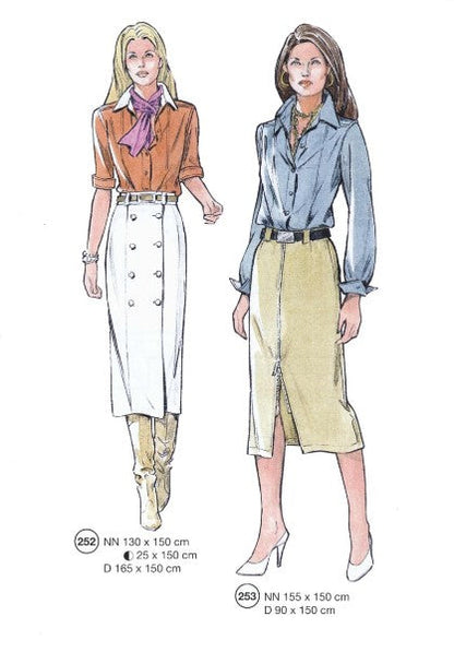 Lutterloh System sewing pattern — custom-fit fashion design 5 from Supplement 282