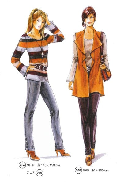 Lutterloh System sewing pattern — custom-fit fashion design 6 from Supplement 282