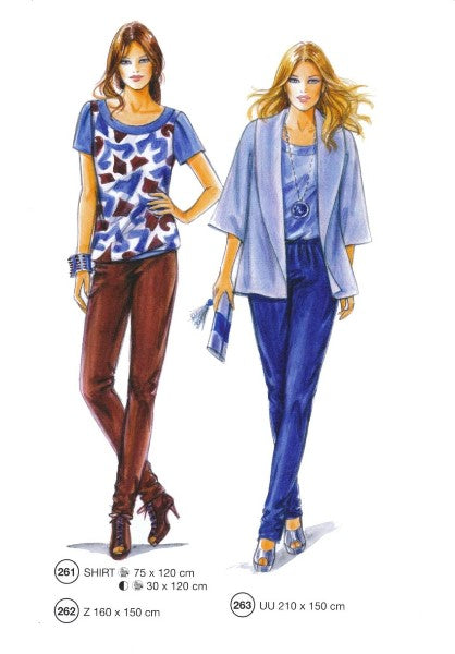 Lutterloh System sewing pattern — custom-fit fashion design 9 from Supplement 282