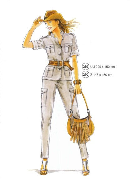 Lutterloh System sewing pattern — custom-fit fashion design 12 from Supplement 282