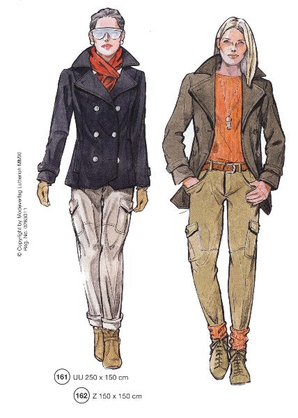 Lutterloh System sewing pattern — custom-fit fashion design 1 from Supplement 283