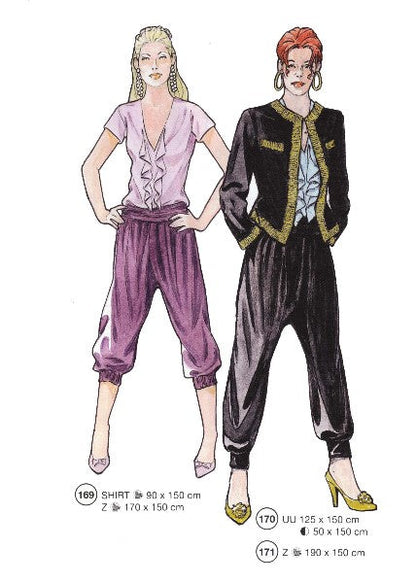 Lutterloh System sewing pattern — custom-fit fashion design 4 from Supplement 283