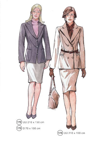 Lutterloh System sewing pattern — custom-fit fashion design 5 from Supplement 283