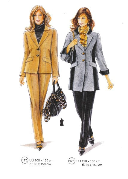 Lutterloh System sewing pattern — custom-fit fashion design 6 from Supplement 283