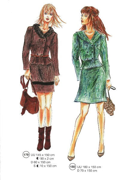 Lutterloh System sewing pattern — custom-fit fashion design 8 from Supplement 283