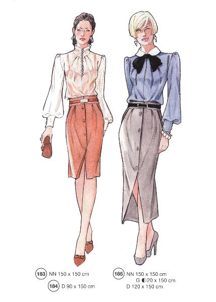 Lutterloh System sewing pattern — custom-fit fashion design 10 from Supplement 283