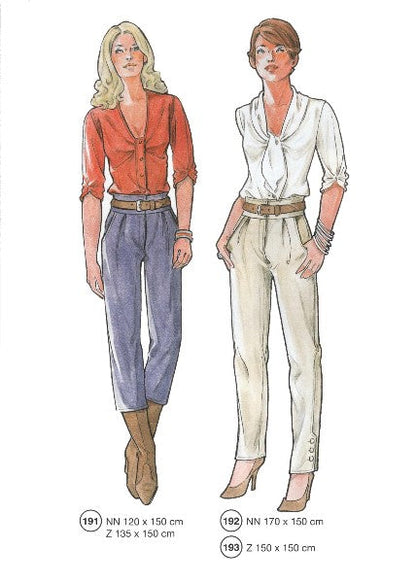 Lutterloh System sewing pattern — custom-fit fashion design 13 from Supplement 283