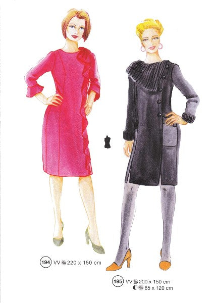 Lutterloh System sewing pattern — custom-fit fashion design 14 from Supplement 283
