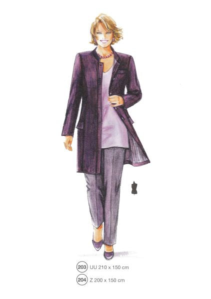 Lutterloh System sewing pattern — custom-fit fashion design 2 from Supplement 287