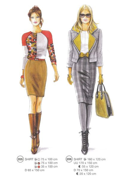 Lutterloh System sewing pattern — custom-fit fashion design 3 from Supplement 287