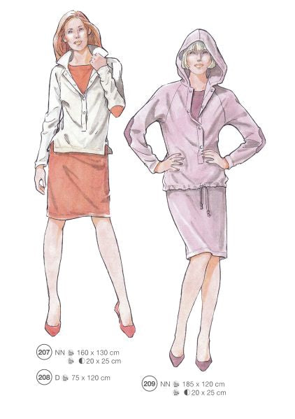 Lutterloh System sewing pattern — custom-fit fashion design 4 from Supplement 287
