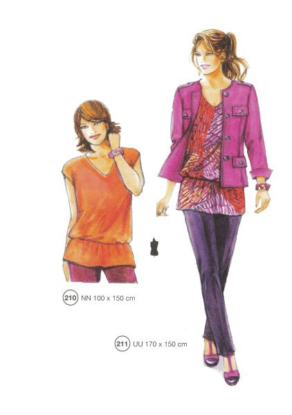 Lutterloh System sewing pattern — custom-fit fashion design 5 from Supplement 287