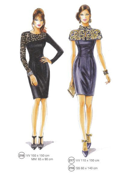 Lutterloh System sewing pattern — custom-fit fashion design 7 from Supplement 287