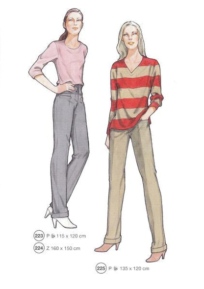 Lutterloh System sewing pattern — custom-fit fashion design 10 from Supplement 287