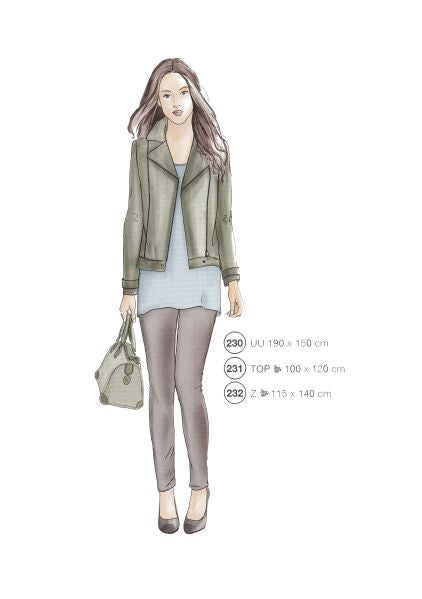 Lutterloh System sewing pattern — custom-fit fashion design 13 from Supplement 287