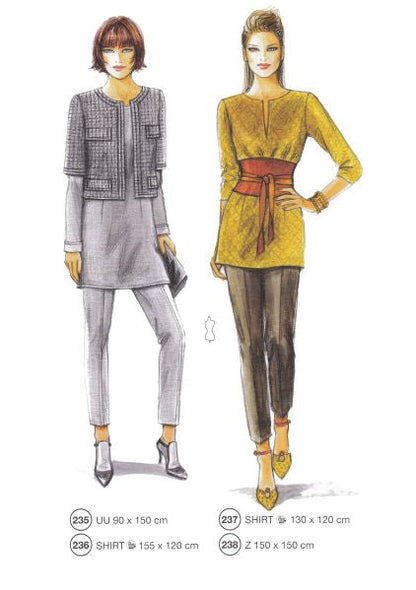 Lutterloh System sewing pattern — custom-fit fashion design 15 from Supplement 287