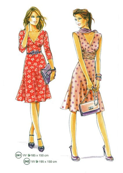Lutterloh System sewing pattern — custom-fit fashion design 1 from Supplement 289