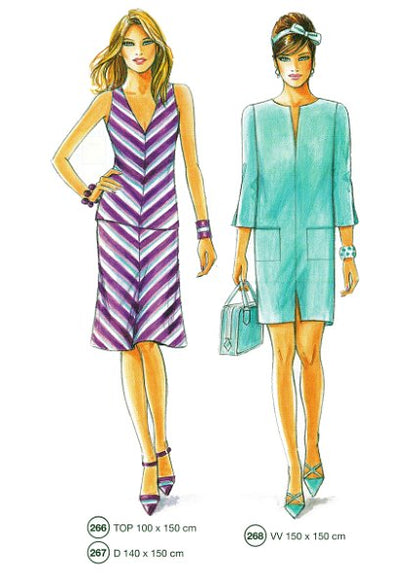 Lutterloh System sewing pattern — custom-fit fashion design 11 from Supplement 289