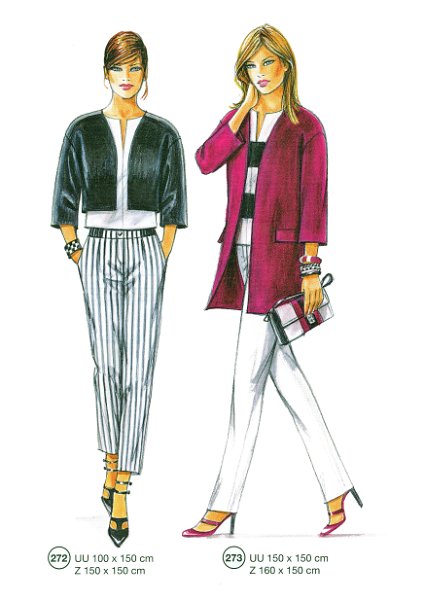 Lutterloh System sewing pattern — custom-fit fashion design 13 from Supplement 289