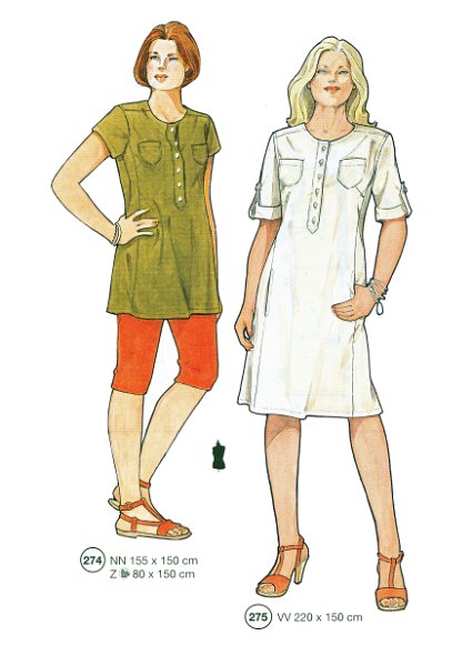 Lutterloh System sewing pattern — custom-fit fashion design 14 from Supplement 289