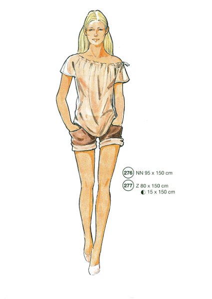 Lutterloh System sewing pattern — custom-fit fashion design 15 from Supplement 289