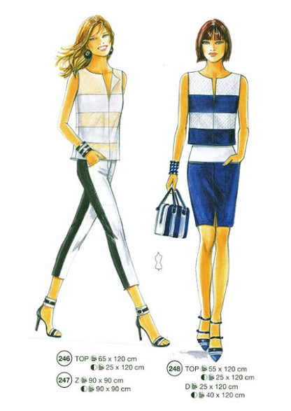 Lutterloh System sewing pattern — custom-fit fashion design 3 from Supplement 289