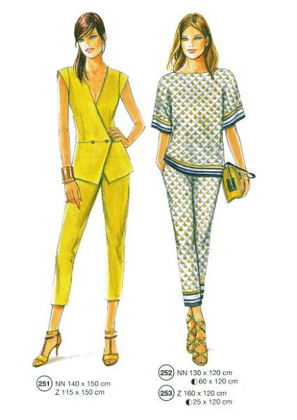 Lutterloh System sewing pattern — custom-fit fashion design 5 from Supplement 289