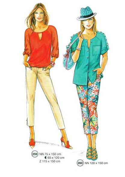 Lutterloh System sewing pattern — custom-fit fashion design 8 from Supplement 289
