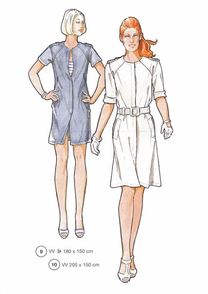 Lutterloh System sewing pattern — custom-fit fashion design 4 from Supplement 290