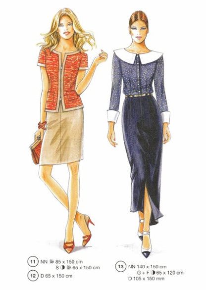 Lutterloh System sewing pattern — custom-fit fashion design 5 from Supplement 290