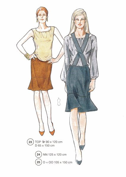 Lutterloh System sewing pattern — custom-fit fashion design 10 from Supplement 290