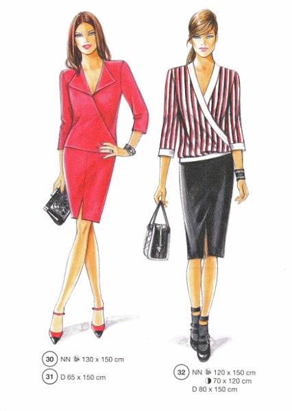 Lutterloh System sewing pattern — custom-fit fashion design 13 from Supplement 290