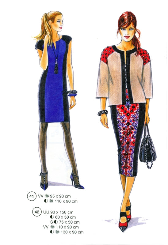 Lutterloh System sewing pattern — custom-fit fashion design 1 from Supplement 291