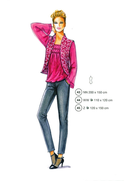 Lutterloh System sewing pattern — custom-fit fashion design 2 from Supplement 291