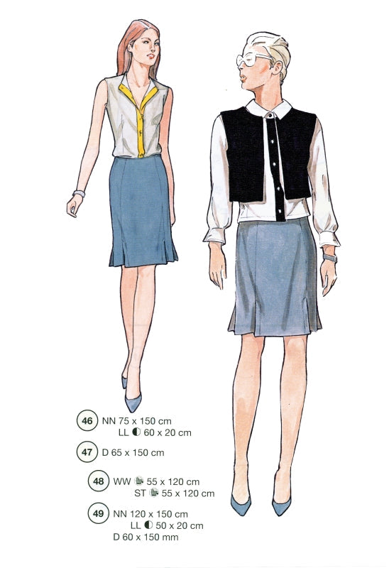 Lutterloh System sewing pattern — custom-fit fashion design 3 from Supplement 291