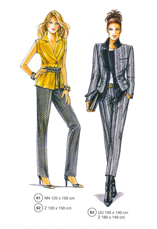 Lutterloh System sewing pattern — custom-fit fashion design 9 from Supplement 291