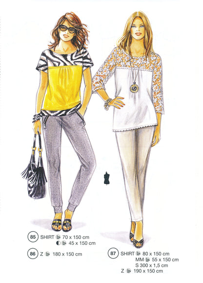 Lutterloh System sewing pattern — custom-fit fashion design 3 from Supplement 293